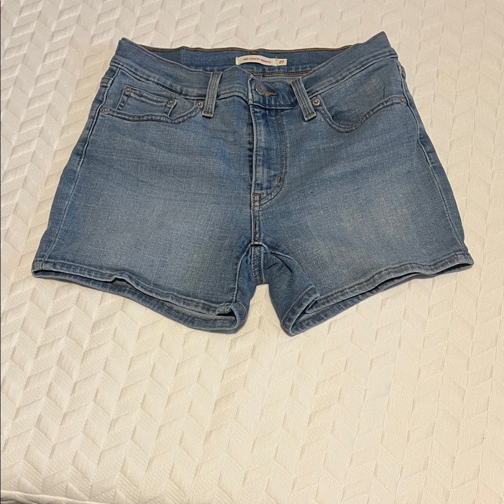 Levi's Light Blue Denim Women's Jean Shorts